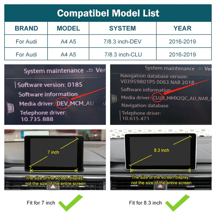 Audi A4/A5 2009-2019 Carplay - Image 2