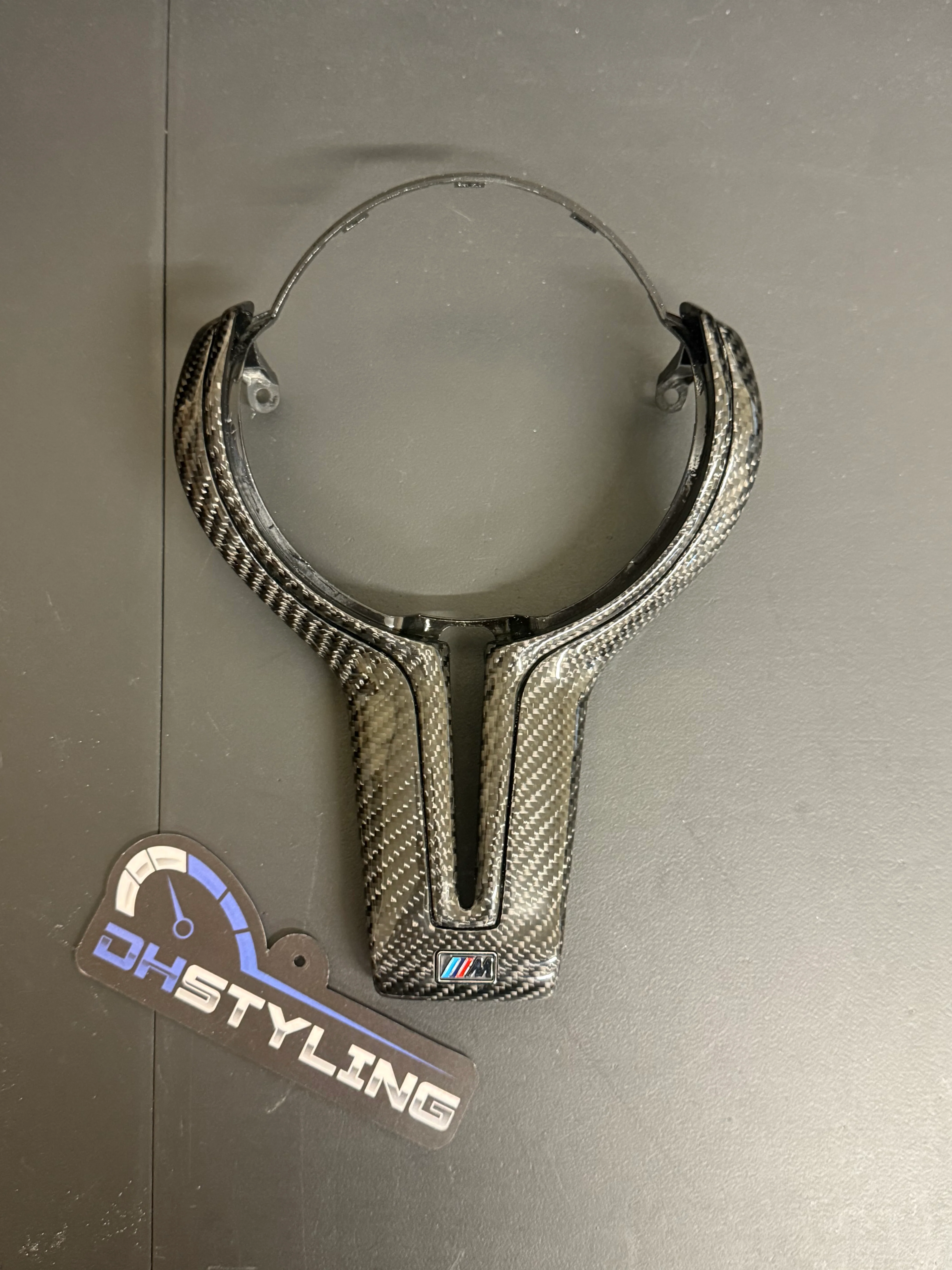 BMW F-SERIES CARBON FIBRE STEERING WHEEL TRIM